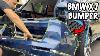 MVP BMW 2002 Rear Chrome Bumper, Short Bumpers up to 71', With 2PC Euro Tag Lamps Vintage Lamp Parts